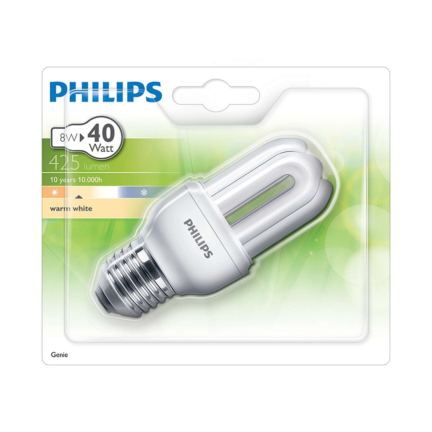 Energiesparlampe GENIE E27/8W/230V - Philips 929689113302
