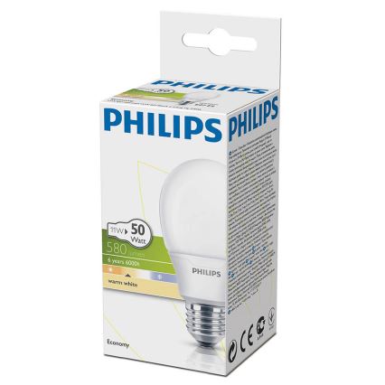 Energiesparlampe Philips E27/11W/230V 2700K