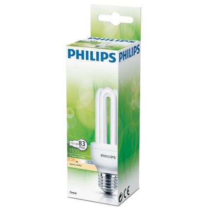 Energiesparlampe Philips E27/18W/230V 2700K