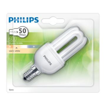 Energiesparlampe Philips GENIE E14/11W/230V 2700K