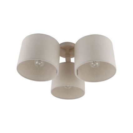 Ersatz-Lampenschirm für Decken- und Tischleuchte WALEC E27, Ø 20 cm, beige