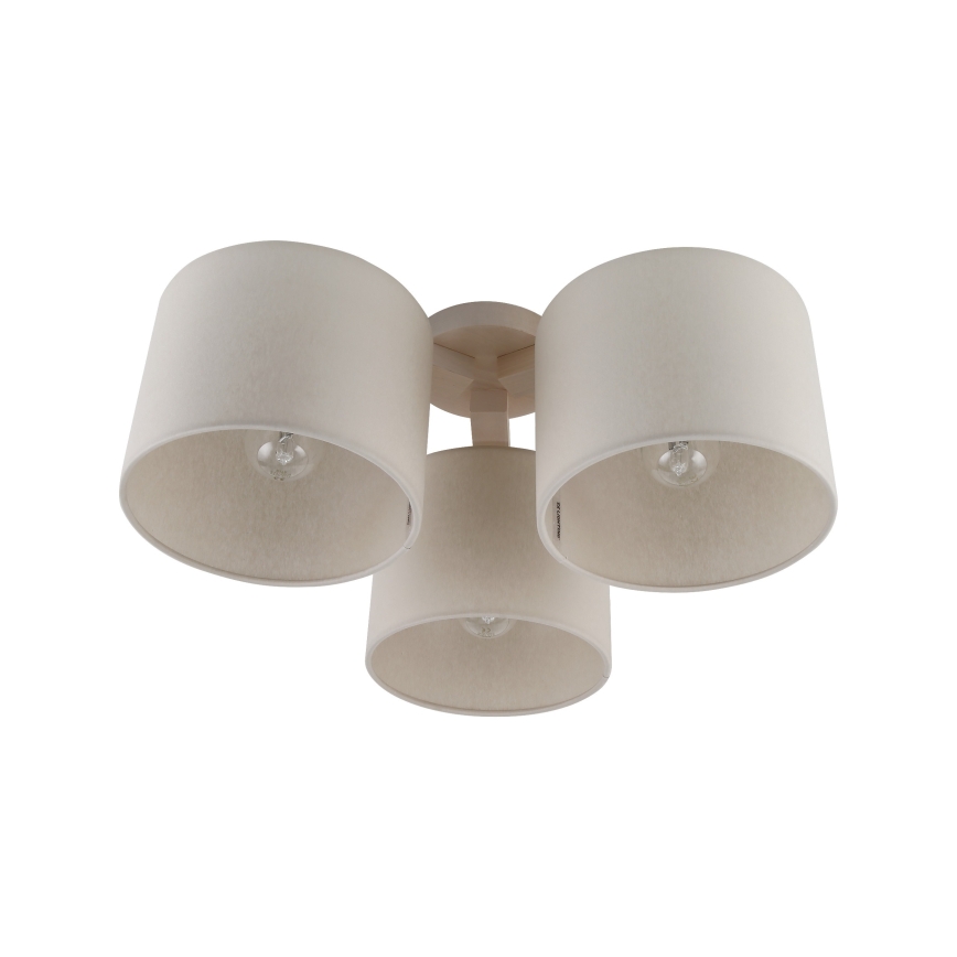 Ersatz-Lampenschirm für Decken- und Tischleuchte WALEC E27, Ø 20 cm, beige