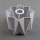 Ersatz-Lampenschirm für die Wandleuchte PIANO E27, Ø 19,5 cm, grau
