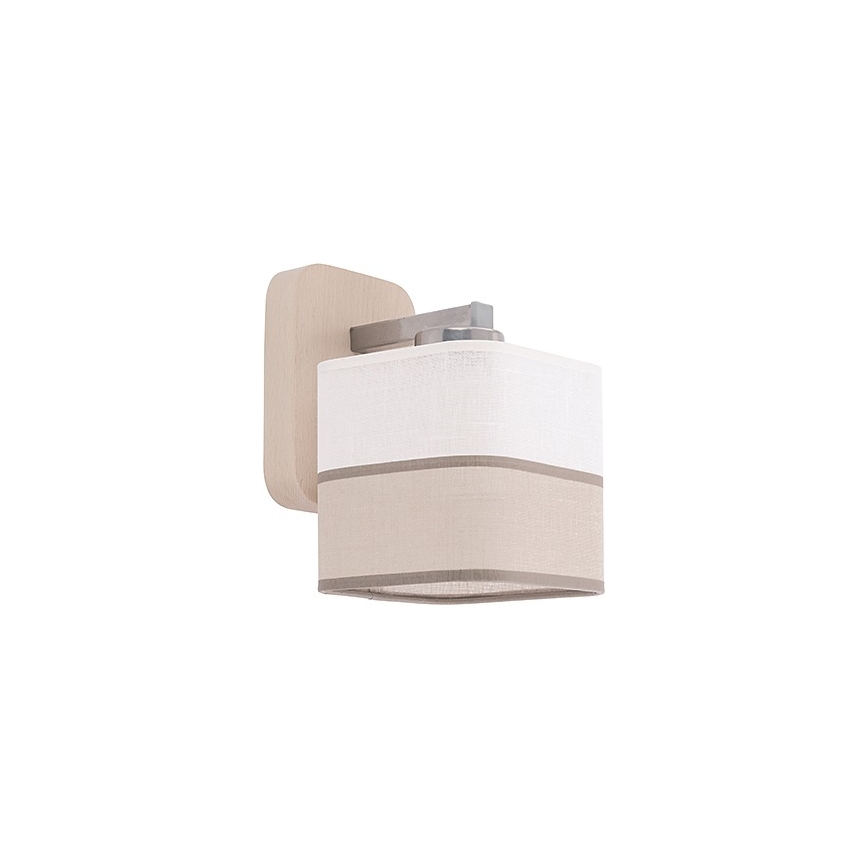 Ersatz-Lampenschirm für die Wandleuchte TONI E27, beige/weiß