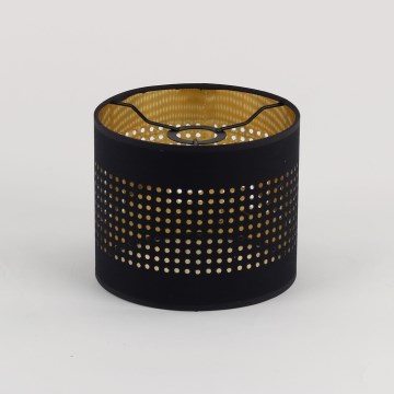 Ersatz-Lampenschirm für Kronleuchter BOGART E27, Ø 20 cm, schwarz/gold