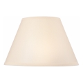 Ersatz-Lampenschirm für Tischlampe JUTA E27, Ø 19 cm, cremefarben