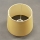 Ersatz-Lampenschirm für Tischlampe QUEEN E27, Ø 19,5 cm, gelb