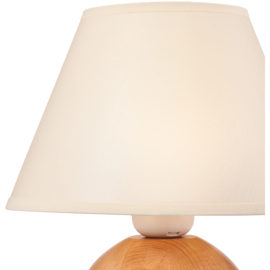 Ersatz-Lampenschirm für Tischlampe JUTA E27, Ø 19 cm, cremefarben