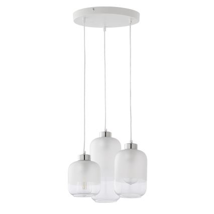 Ersatzglas für die Leuchte MARCO E27, Ø 14 cm, klar/weiß