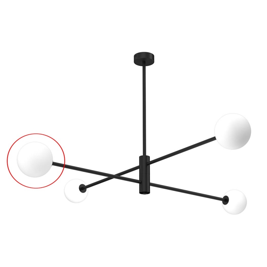 Ersatzglas für Hängeleuchte DORI G9 d 10 cm weiß