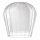 Ersatzglas für Hängeleuchte PAULA E27 d 10 cm