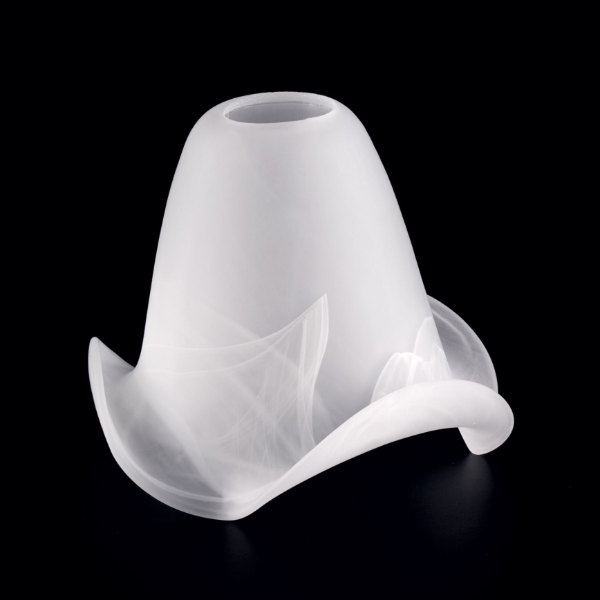 Ersatzglas für Hängeleuchte und Lampe SISI E14 d 13 cm weiß