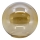 Ersatzglas für Kronleuchter E14, Durchmesser 15 cm, beige