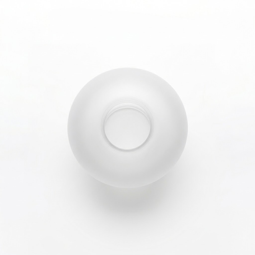 Ersatzglas für Kronleuchter E27 Ø 15 cm, mattweiß