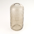 Ersatzglas für Kronleuchter KARO E27 Ø 14 cm rauchbraun