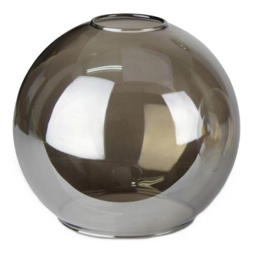 Ersatzglas für Kronleuchter LACRIMA SMOKY E27, Ø 15 cm, schwarz rauchfarben