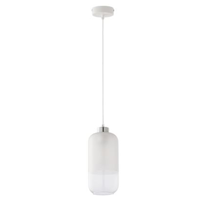Ersatzglas für Kronleuchter MARCO E27, Ø 14 cm, klar/weiß