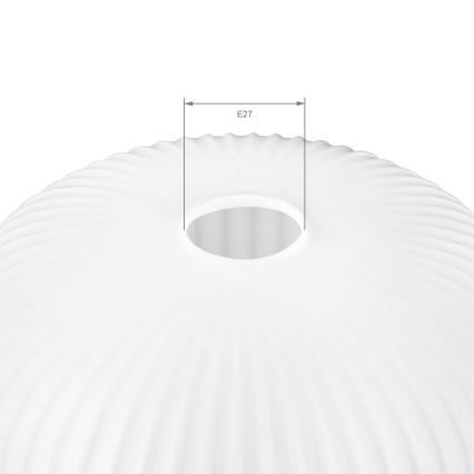 Ersatzglas für Leuchte HARMA E27 23x25 cm weiß