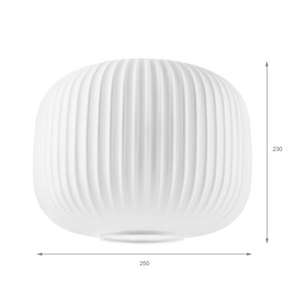 Ersatzglas für Leuchte HARMA E27 23x25 cm weiß