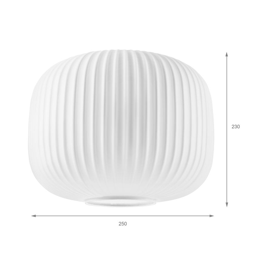 Ersatzglas für Leuchte HARMA E27 23x25 cm weiß