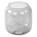 Ersatzglas für Leuchte mit E27-Fassung, Ø 14 cm, rauchgrau