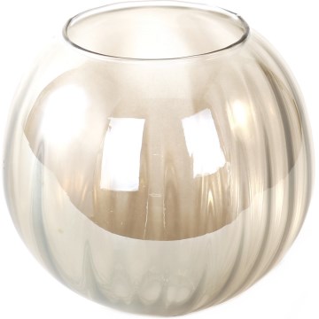Ersatzglas für Leuchte OTTICO E27, Ø 18 cm, rauchbraun