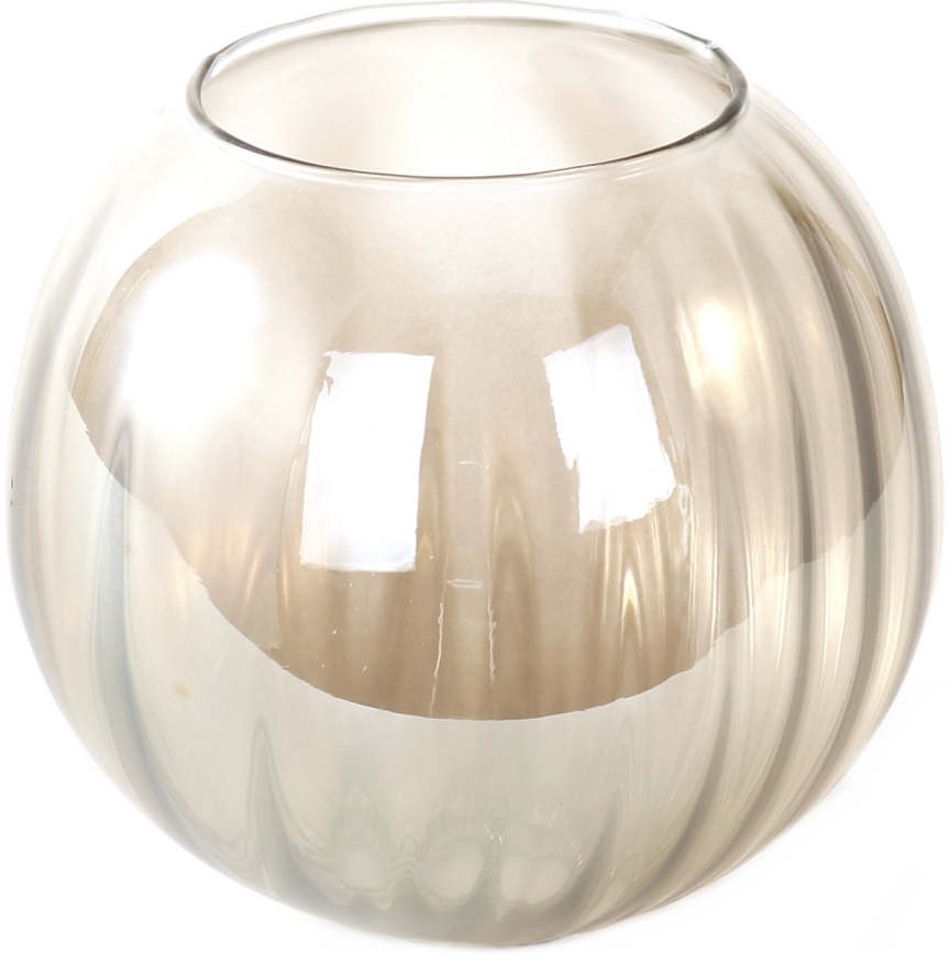Ersatzglas für Leuchte OTTICO E27, Ø 18 cm, rauchbraun