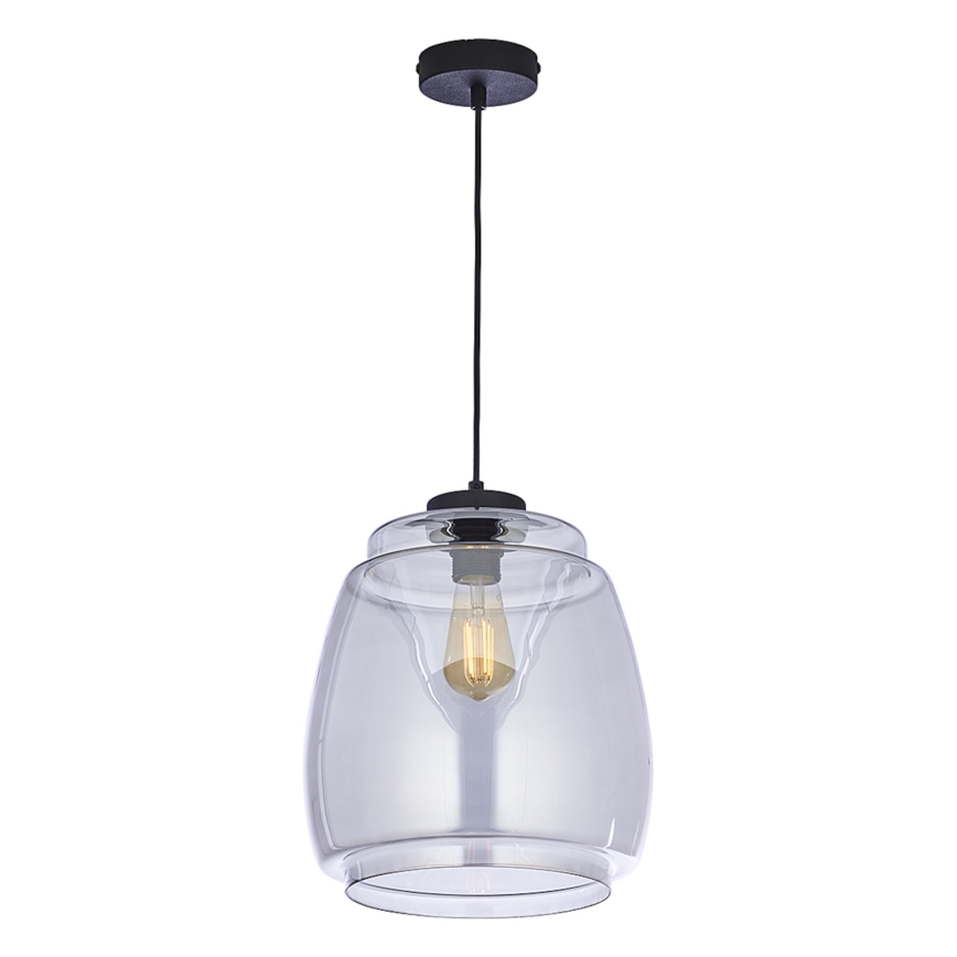 Ersatzglas für Leuchte PILAR E27, Ø 26 cm, rauchgrau