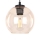 Ersatzglas für Leuchte POBO E27, Ø 14 cm, rauchbeige