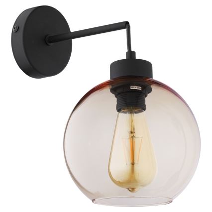Ersatzglas für die Wandleuchte CUBUS E27 Braun