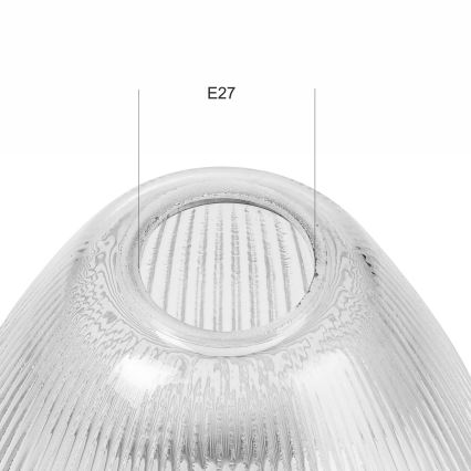 Ersatzglas für Kronleuchter NOEL E27, Ø 17,5 cm