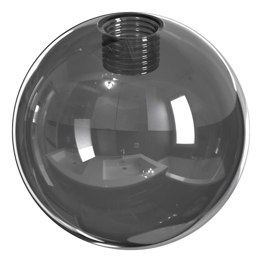 Ersatzlampenschirm für Hängeleuchte und Wandleuchte ROSSI d 14 cm grau/rauchig