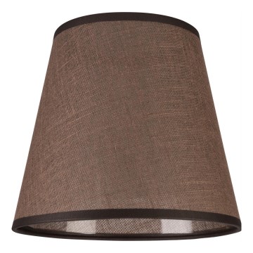 Ersatzschirm für die Wandlampe LORENZO E27, Ø 16 cm, braun