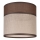 Ersatzschirm für Kronleuchter, Stehlampe und Wandleuchte ANDREA E27, Ø 16 cm, Braun/Beige
