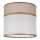 Ersatzschirm für Kronleuchter, Tischlampe und Wandleuchte ANDREA E27, Ø 16 cm, beige/grau