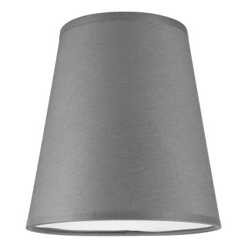 Ersatzschirm für Kronleuchter und Wandleuchte ELLIE E27, Ø 15 cm, grau