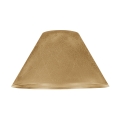 Ersatzschirm für Tischlampe E14 21x11 cm goldfarben