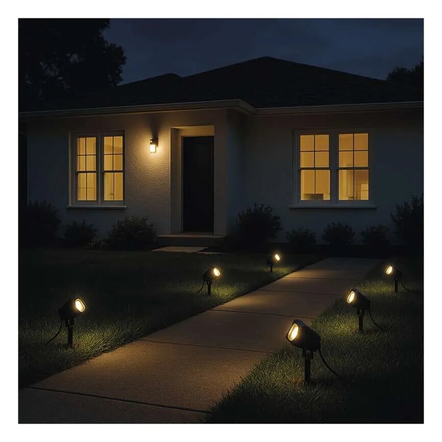LED RGBIC Dimmbare Outdoor-Leuchte GoSmart - Verlängerungs- LED/1,5W/230V 3000-6500K IP65 Wi-Fi Tuya