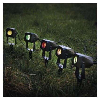 LED RGBIC Dimmbare Outdoor-Leuchte GoSmart - Verlängerungs- LED/1,5W/230V 3000-6500K IP65 Wi-Fi Tuya