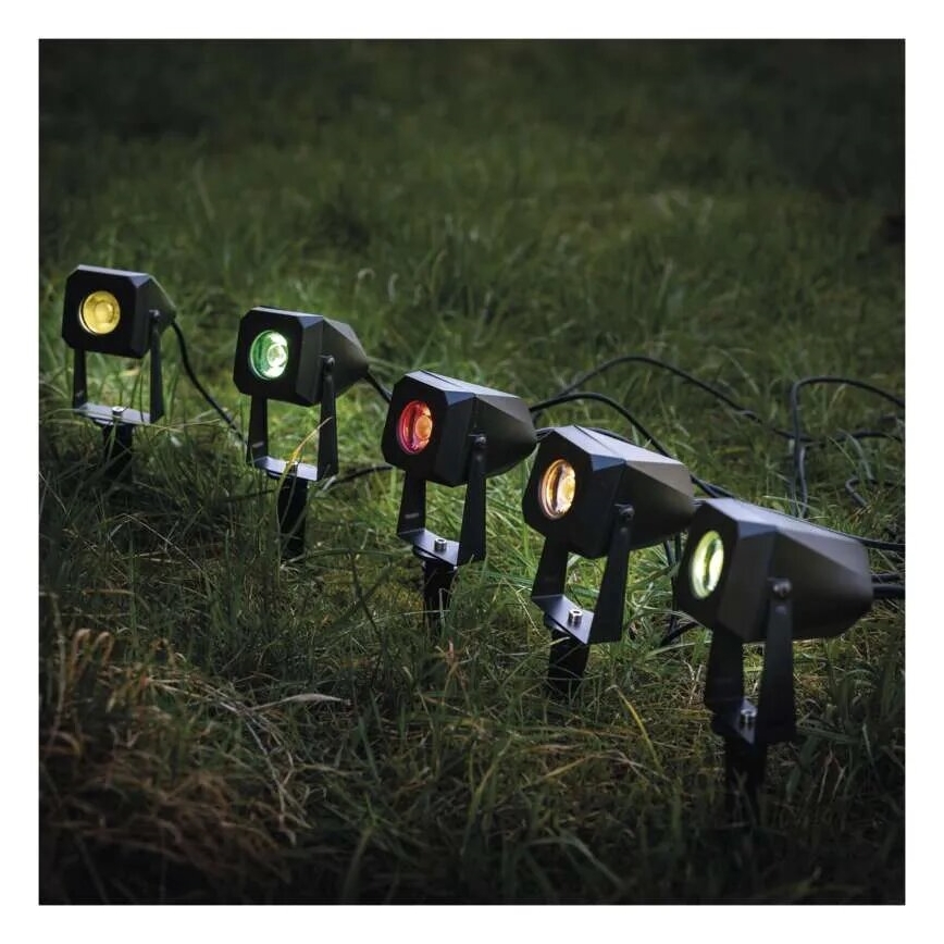 LED RGBIC Dimmbare Outdoor-Leuchte GoSmart - Verlängerungs- LED/1,5W/230V 3000-6500K IP65 Wi-Fi Tuya