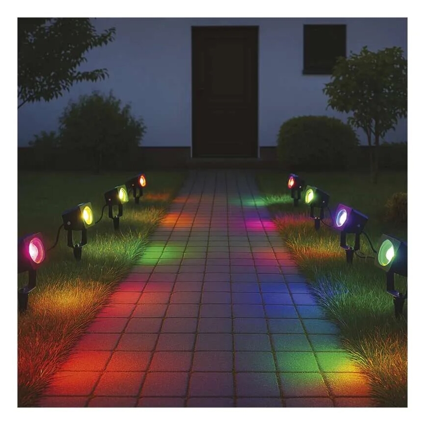 LED RGBIC Dimmbare Outdoor-Leuchte GoSmart - Verlängerungs- LED/1,5W/230V 3000-6500K IP65 Wi-Fi Tuya