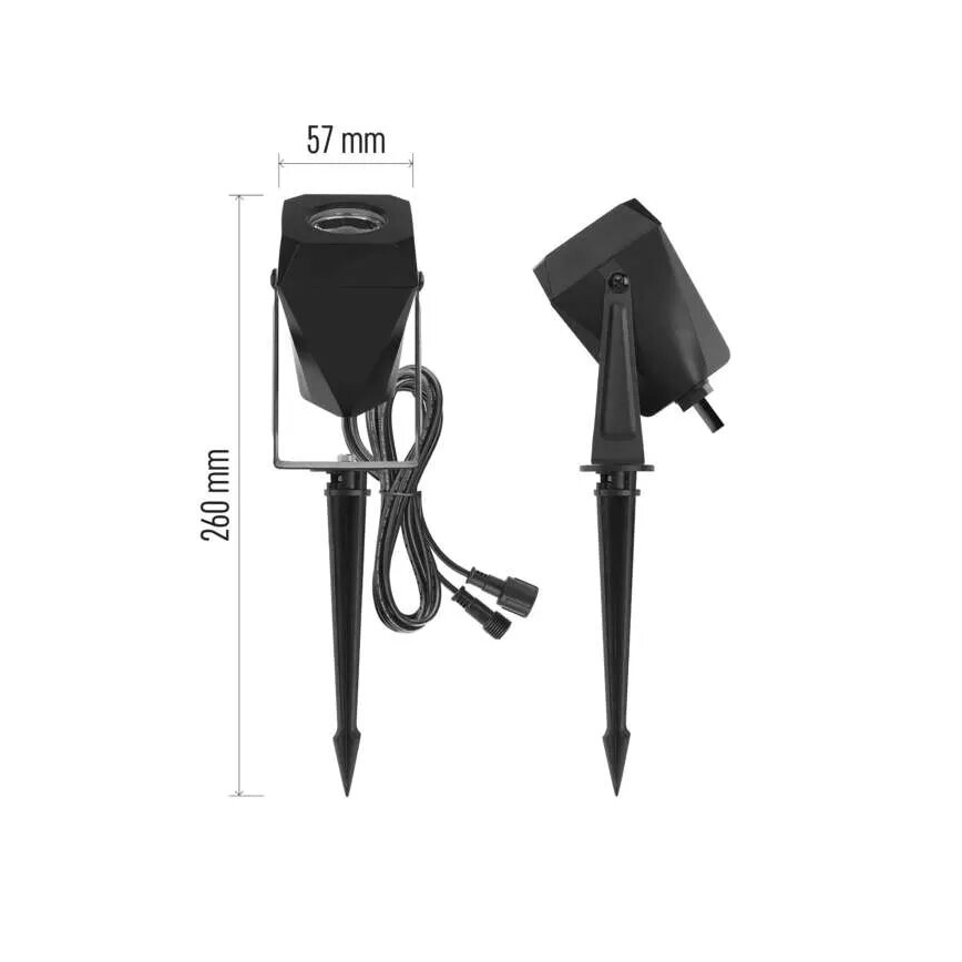LED RGBIC Dimmbare Outdoor-Leuchte GoSmart - Verlängerungs- LED/1,5W/230V 3000-6500K IP65 Wi-Fi Tuya