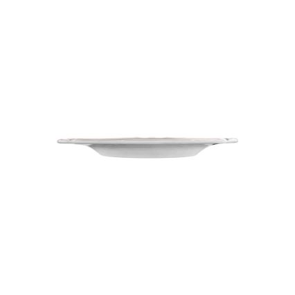 Essservice, 53-teilig, weiß/silber, Porzellan