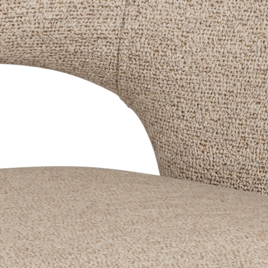 Esszimmerstuhl TORI mit Armlehnen, beige