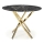 Esstisch ESTEN 100 cm schwarz/gold