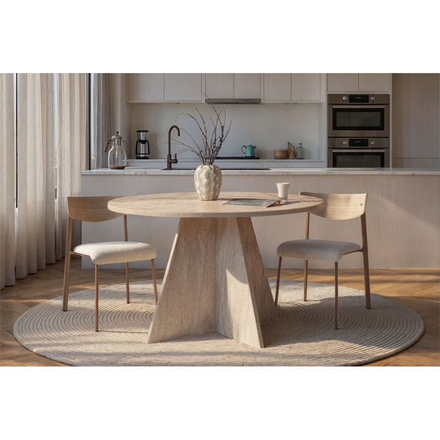 Esstisch MATIN Ø 120 cm, beige