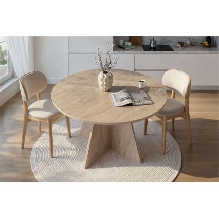 Esstisch MATIN Ø 120 cm, beige