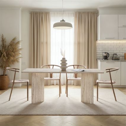 Esstisch NEL, 180 x 90 cm, Beige