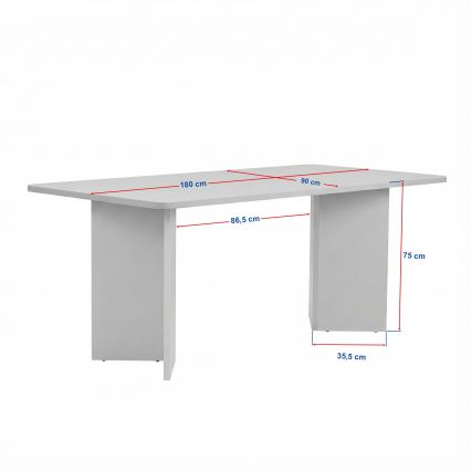 Esstisch NEL, 180 x 90 cm, Beige