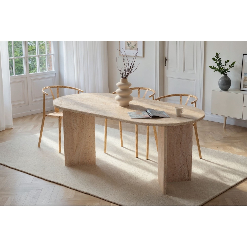 Esstisch NEL 180x90 cm beige